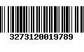 Código de Barras 3273120019789