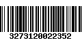 Código de Barras 3273120022352