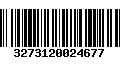 Código de Barras 3273120024677