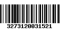 Código de Barras 3273120031521