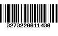 Código de Barras 3273220011430