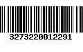 Código de Barras 3273220012291