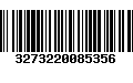 Código de Barras 3273220085356