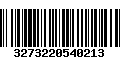 Código de Barras 3273220540213