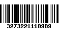 Código de Barras 3273221110989