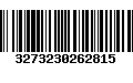 Código de Barras 3273230262815