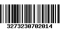 Código de Barras 3273230702014