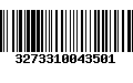 Código de Barras 3273310043501