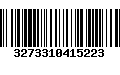 Código de Barras 3273310415223