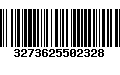 Código de Barras 3273625502328