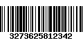 Código de Barras 3273625812342