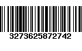 Código de Barras 3273625872742