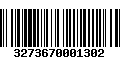 Código de Barras 3273670001302