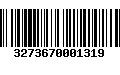 Código de Barras 3273670001319