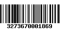 Código de Barras 3273670001869