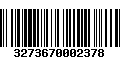 Código de Barras 3273670002378