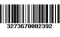 Código de Barras 3273670002392