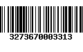 Código de Barras 3273670003313