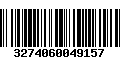 Código de Barras 3274060049157