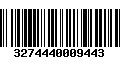 Código de Barras 3274440009443