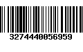 Código de Barras 3274440056959