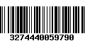 Código de Barras 3274440059790