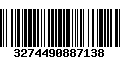 Código de Barras 3274490887138