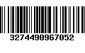 Código de Barras 3274490967052