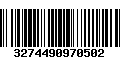 Código de Barras 3274490970502