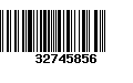 Código de Barras 32745856