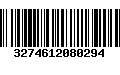 Código de Barras 3274612080294