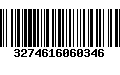 Código de Barras 3274616060346