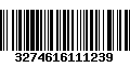 Código de Barras 3274616111239