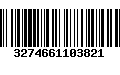 Código de Barras 3274661103821