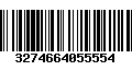 Código de Barras 3274664055554