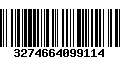 Código de Barras 3274664099114