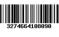 Código de Barras 3274664108090