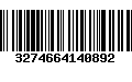 Código de Barras 3274664140892