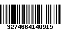 Código de Barras 3274664140915