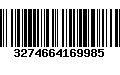 Código de Barras 3274664169985