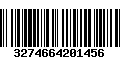 Código de Barras 3274664201456