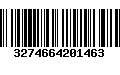 Código de Barras 3274664201463