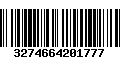 Código de Barras 3274664201777