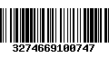 Código de Barras 3274669100747