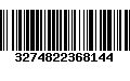 Código de Barras 3274822368144