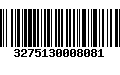 Código de Barras 3275130008081