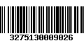 Código de Barras 3275130009026