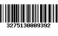 Código de Barras 3275130009392