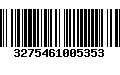 Código de Barras 3275461005353