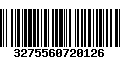 Código de Barras 3275560720126